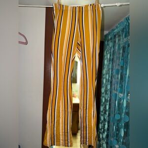 Striped Yellow Pants